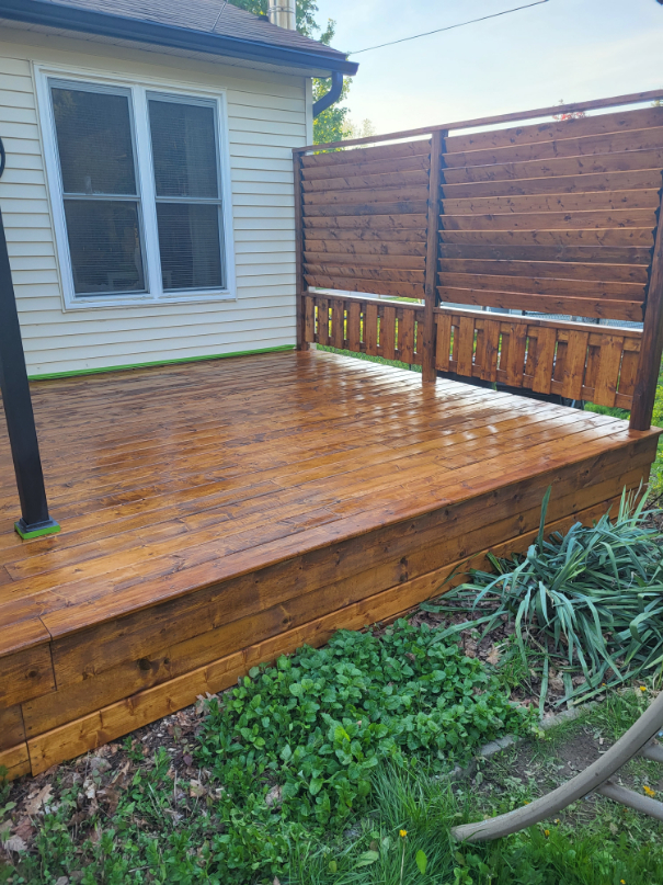 Deck staining janetville