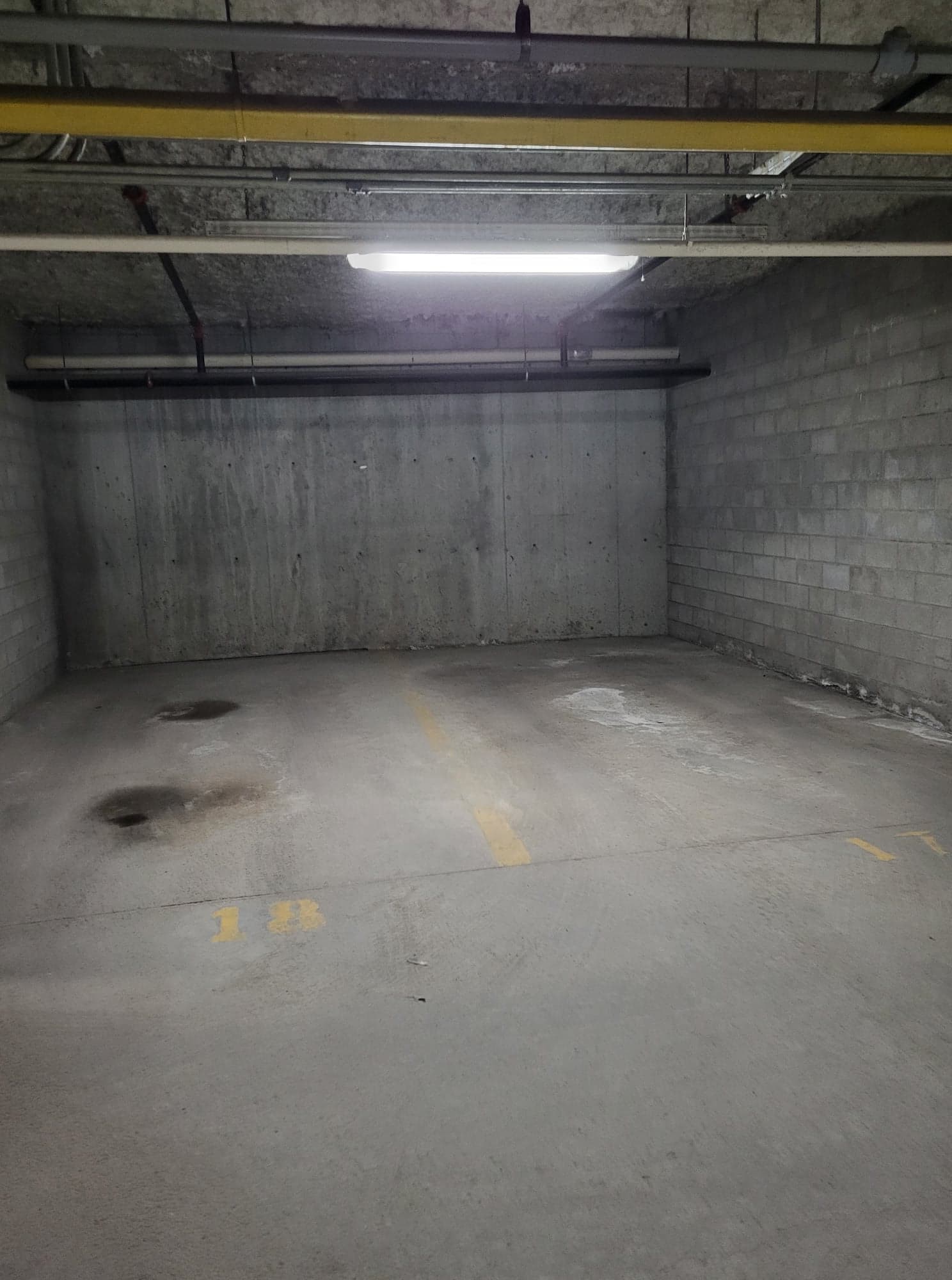 Parking garage cleaning