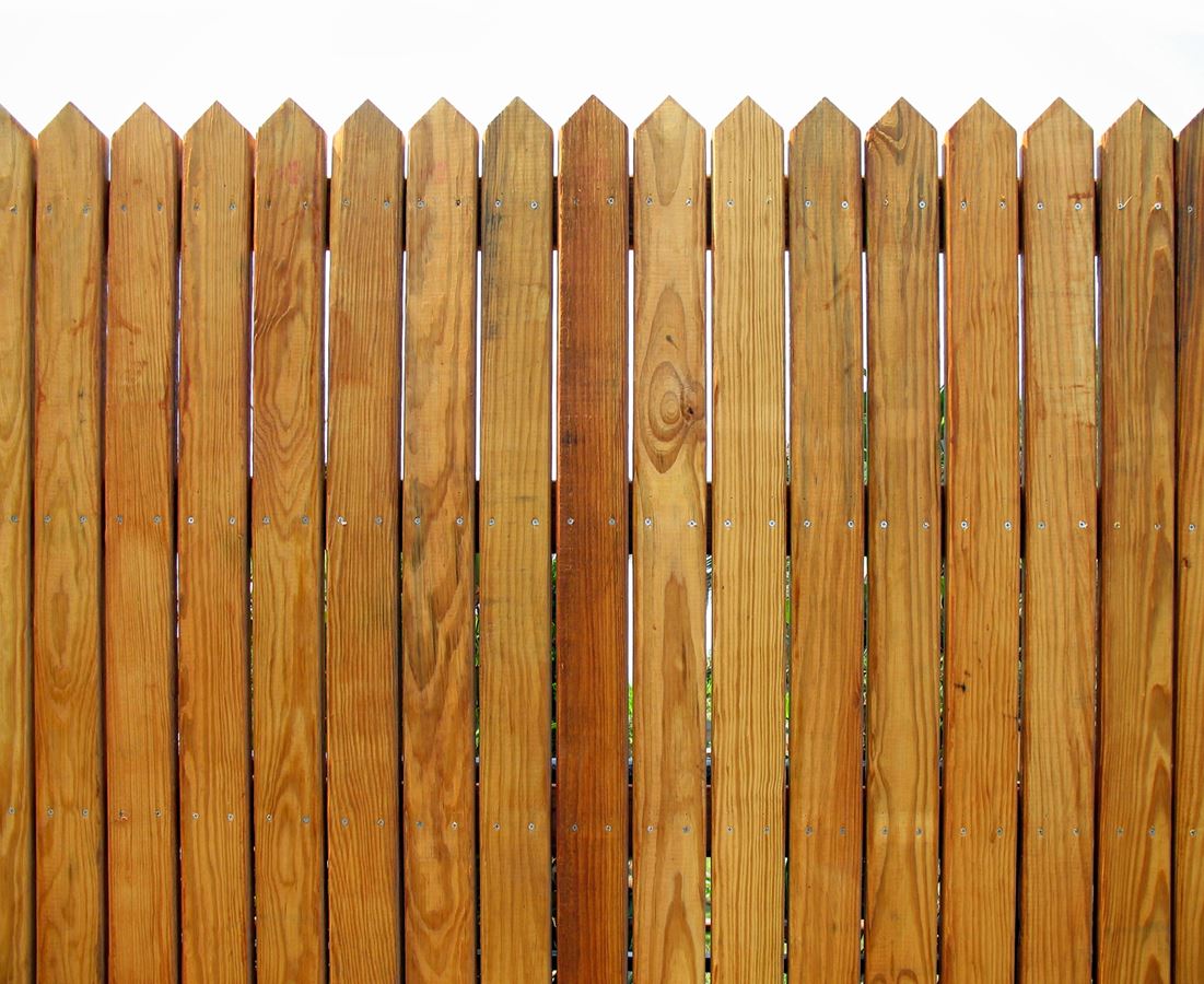 Fence staining