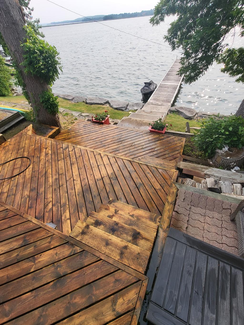 Deck Cleaning in Bridgenorth, Ontario