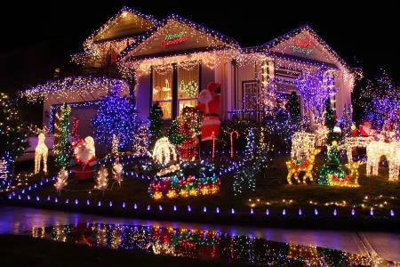Christmas light installations