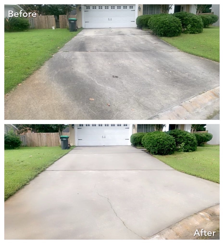 Driveway cleaning
